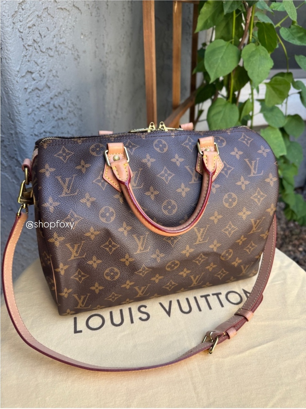 Louis Vuitton Monogram Speedy Bandouliere 30 Shoulder Bag